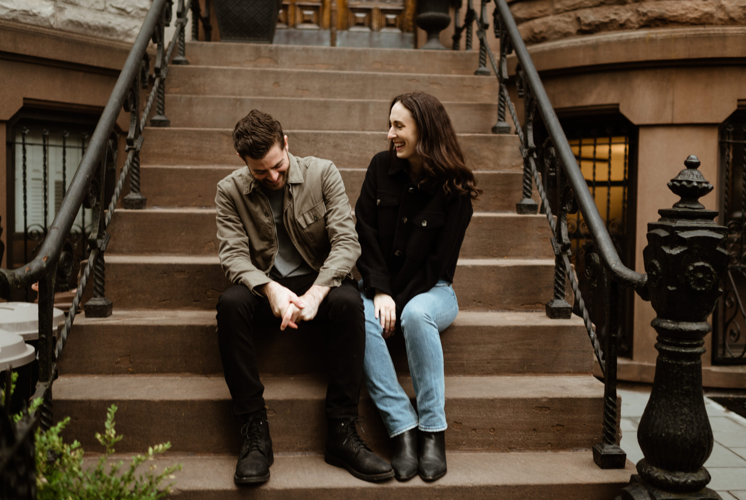 Park Slope Brooklyn NYC Engagement Photo